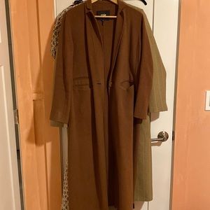Maje Camel Pea Coat